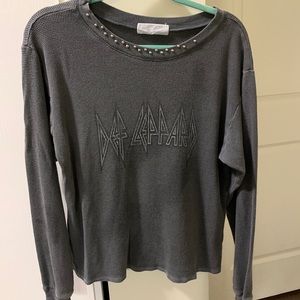Band waffle long sleeve